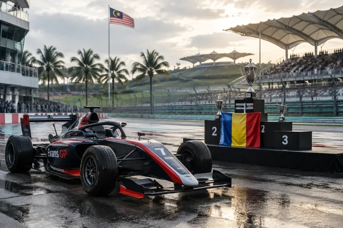 David Cosma Cristofor, podium pentru România la Formula Trophy Malaysia, pe circuitul de la Sepang